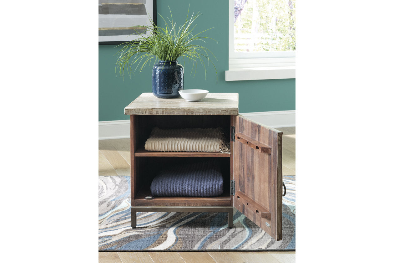 Laddford Whitewash Accent Cabinet - A4000506 - Bien Home Furniture & Electronics