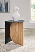 Ladgate Black/Natural Accent Table - A4000628 - Bien Home Furniture & Electronics