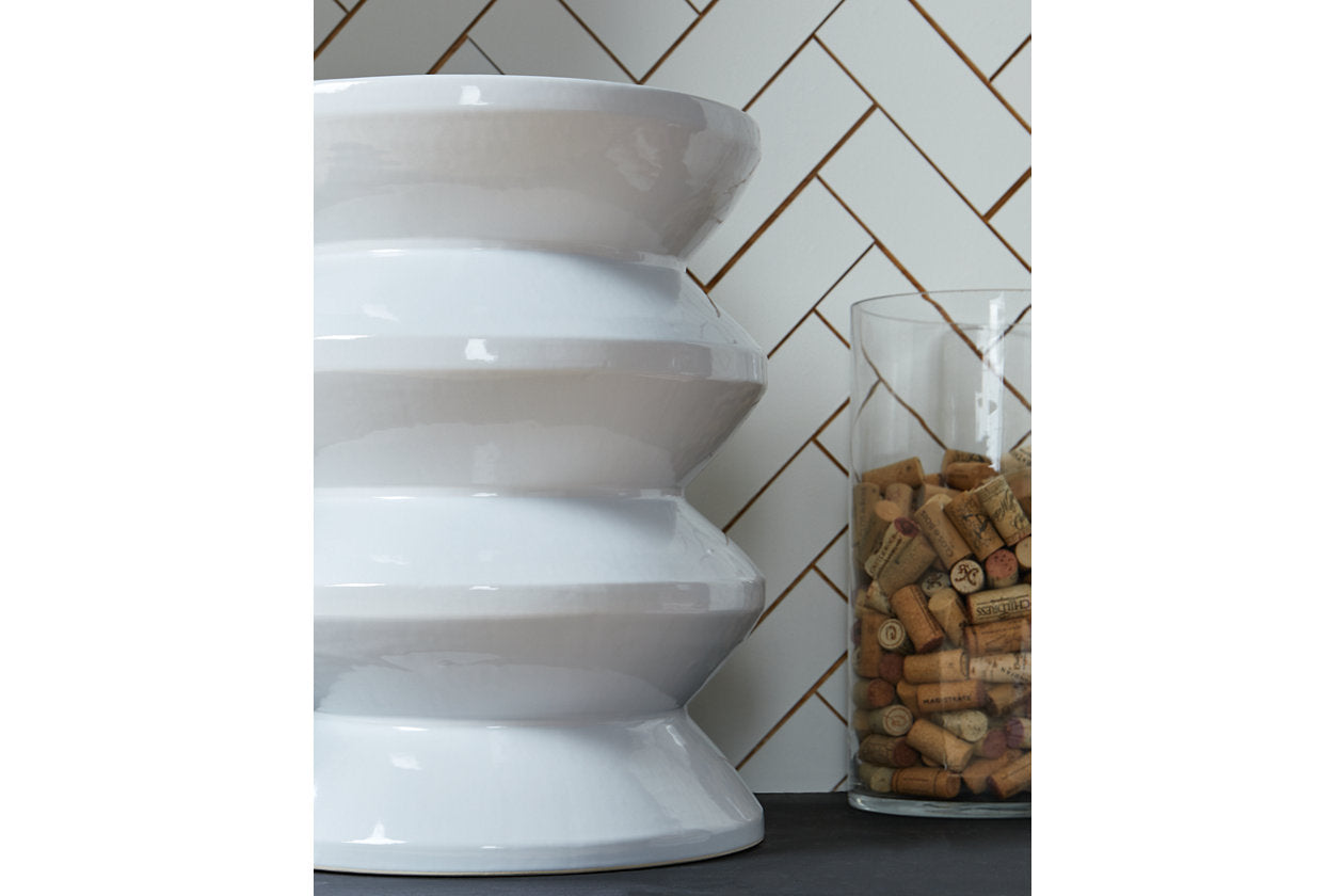 Lakiness White Stool - A3000617 - Bien Home Furniture & Electronics