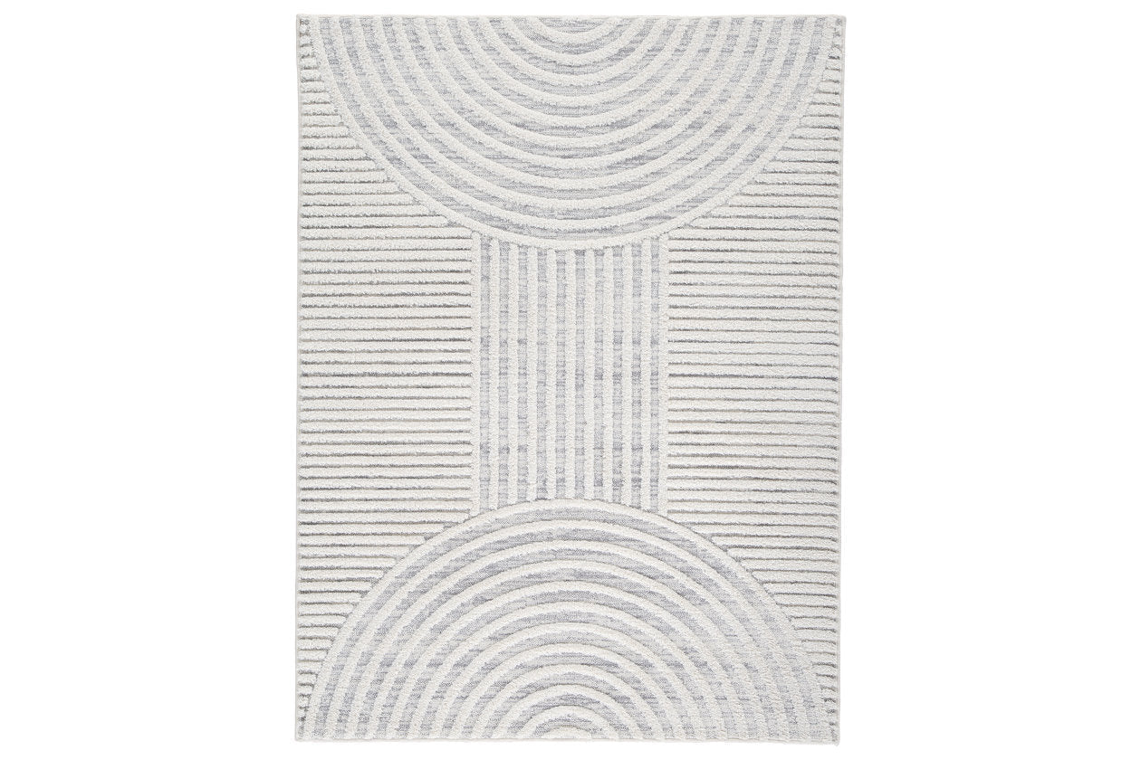 Lambworth Gray/Cream Medium Rug - R405342 - Bien Home Furniture & Electronics