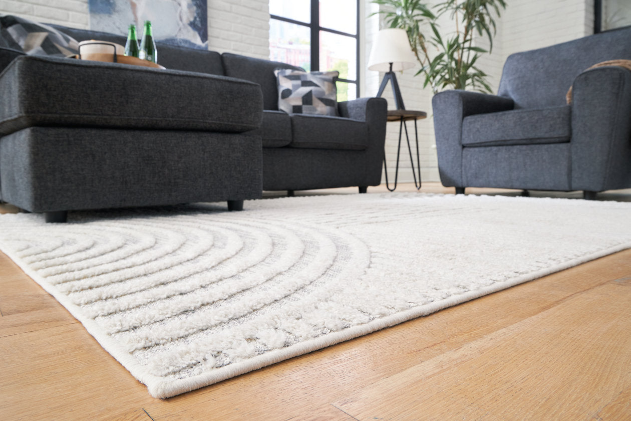 Lambworth Gray/Cream Medium Rug - R405342 - Bien Home Furniture & Electronics