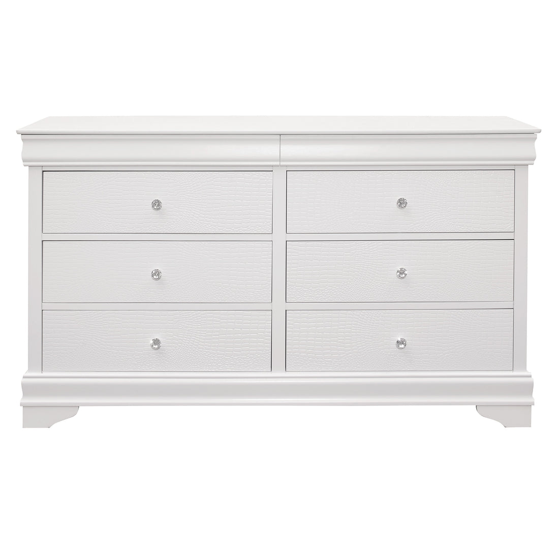 Lana White Dresser - 1556W-5 - Bien Home Furniture &amp; Electronics