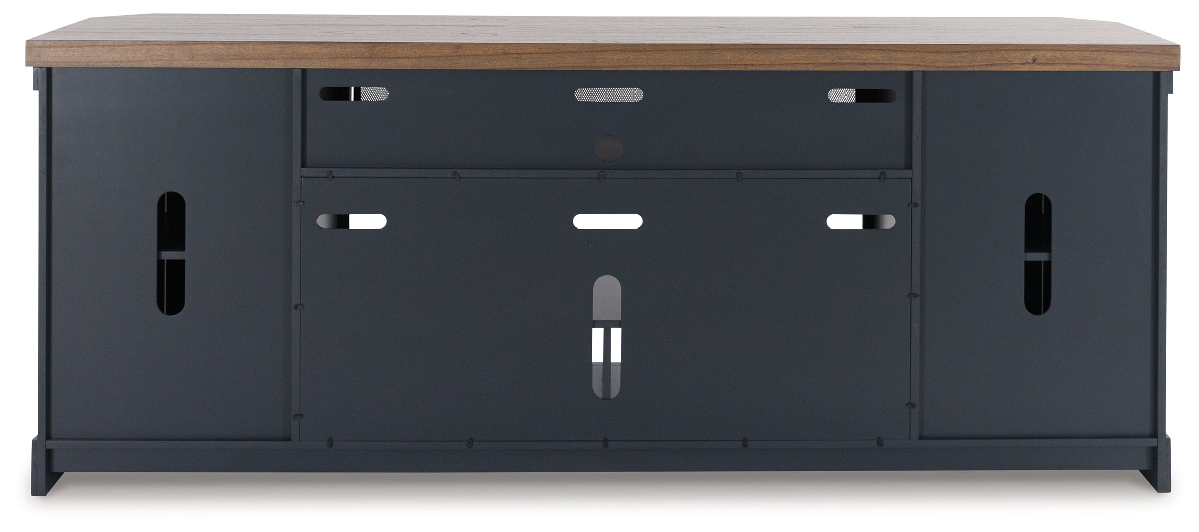 LANDOCKEN Brown/Blue 83" TV Stand - W402-68 - Bien Home Furniture & Electronics