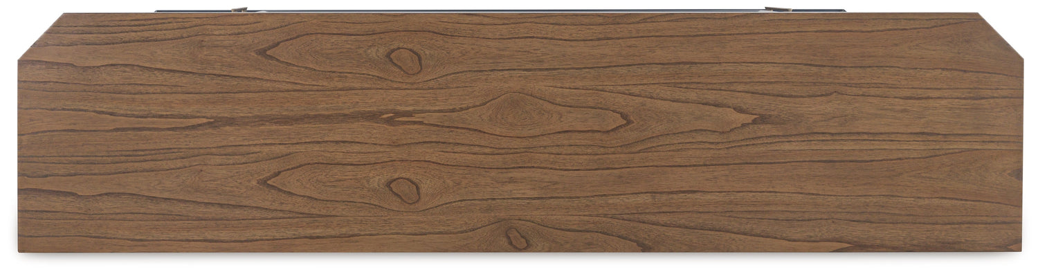 LANDOCKEN Brown/Blue 83" TV Stand - W402-68 - Bien Home Furniture & Electronics