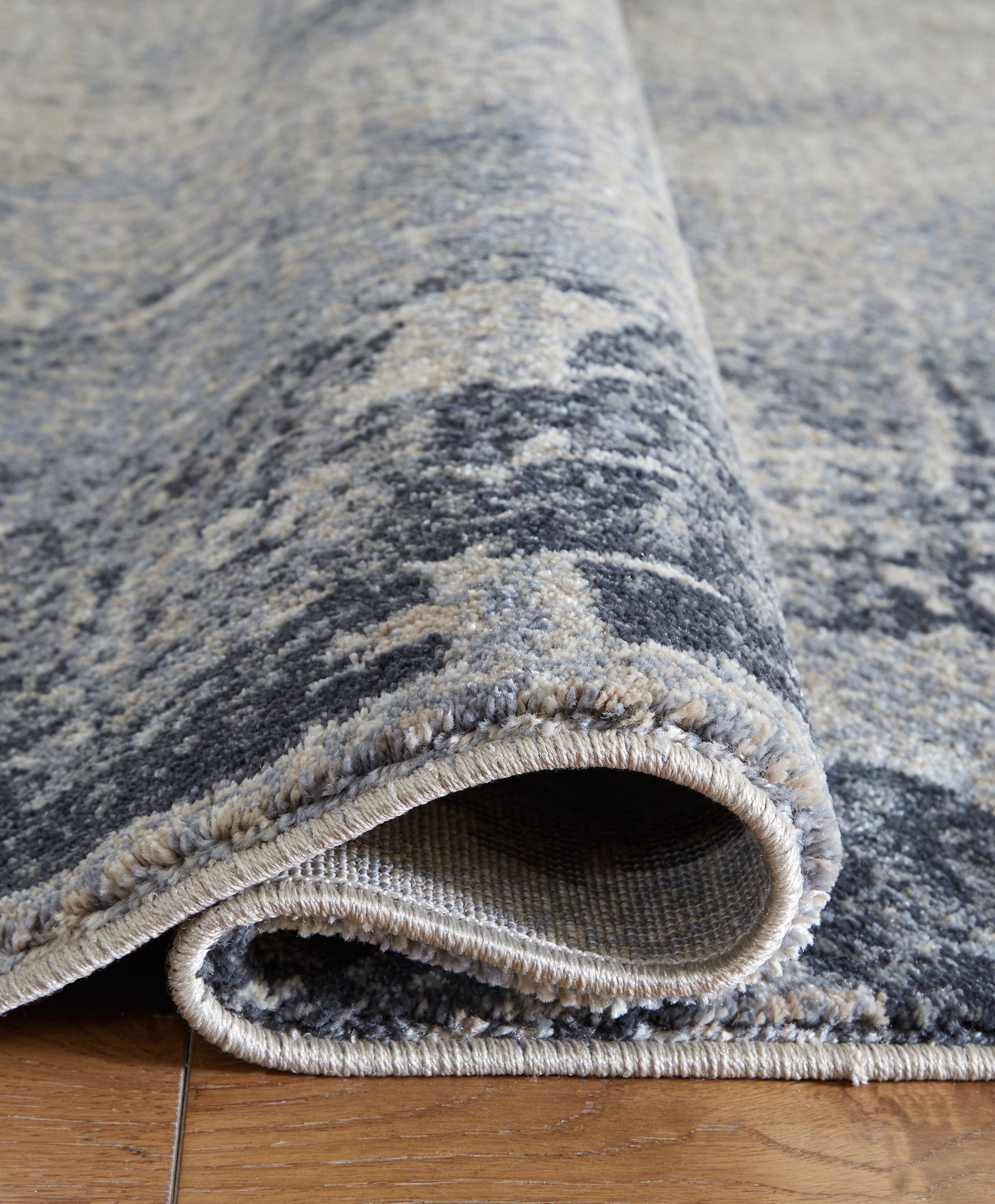 Langrich Blue/Gray/Cream Large Rug - R406131 - Bien Home Furniture & Electronics