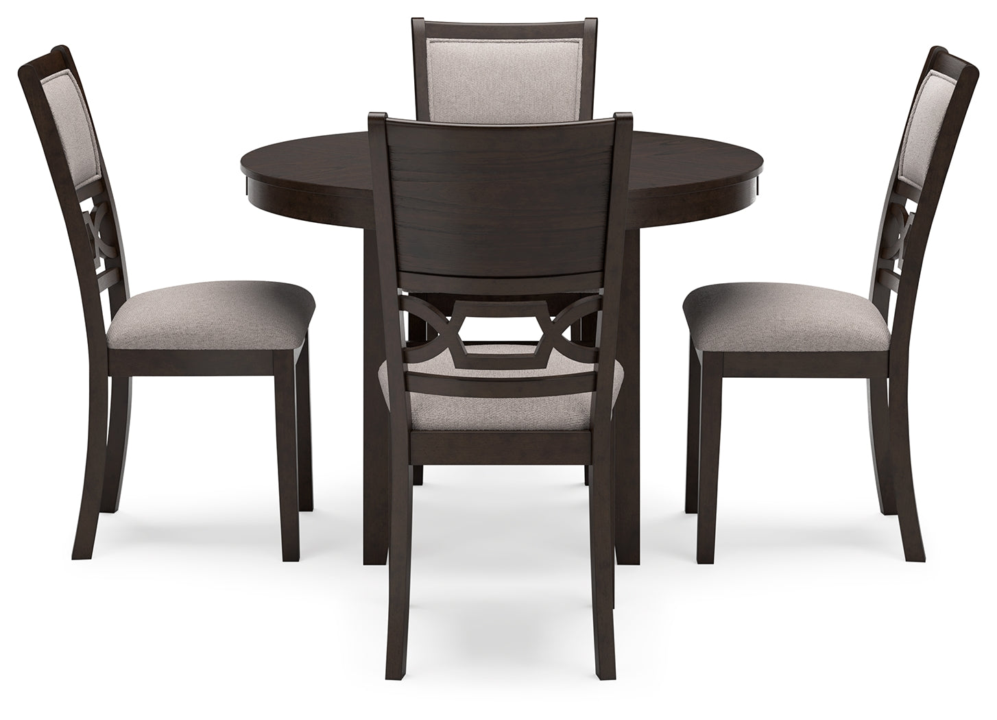 Langwest Brown Dining Table and 4 Chairs (Set of 5) - D422-225 - Bien Home Furniture & Electronics