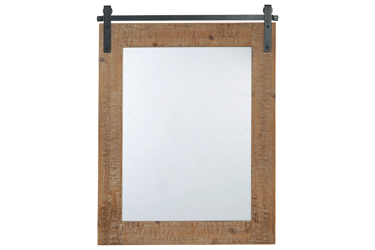 Lanie Antique Brown Accent Mirror - A8010223 - Bien Home Furniture & Electronics