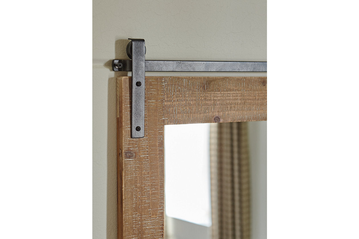 Lanie Antique Brown Accent Mirror - A8010223 - Bien Home Furniture & Electronics