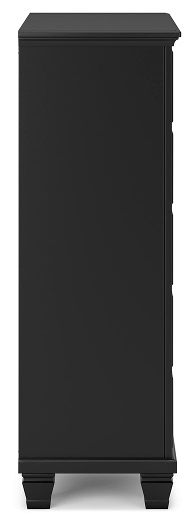 Lanolee Black Chest of Drawers - B687-46 - Bien Home Furniture & Electronics