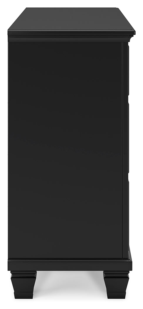 Lanolee Black Dresser - B687-31 - Bien Home Furniture & Electronics
