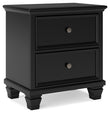 Lanolee Black Nightstand - B687-92 - Bien Home Furniture & Electronics