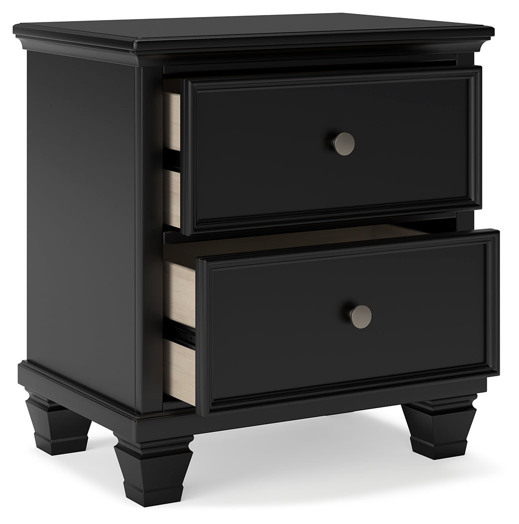 Lanolee Black Nightstand - B687-92 - Bien Home Furniture & Electronics