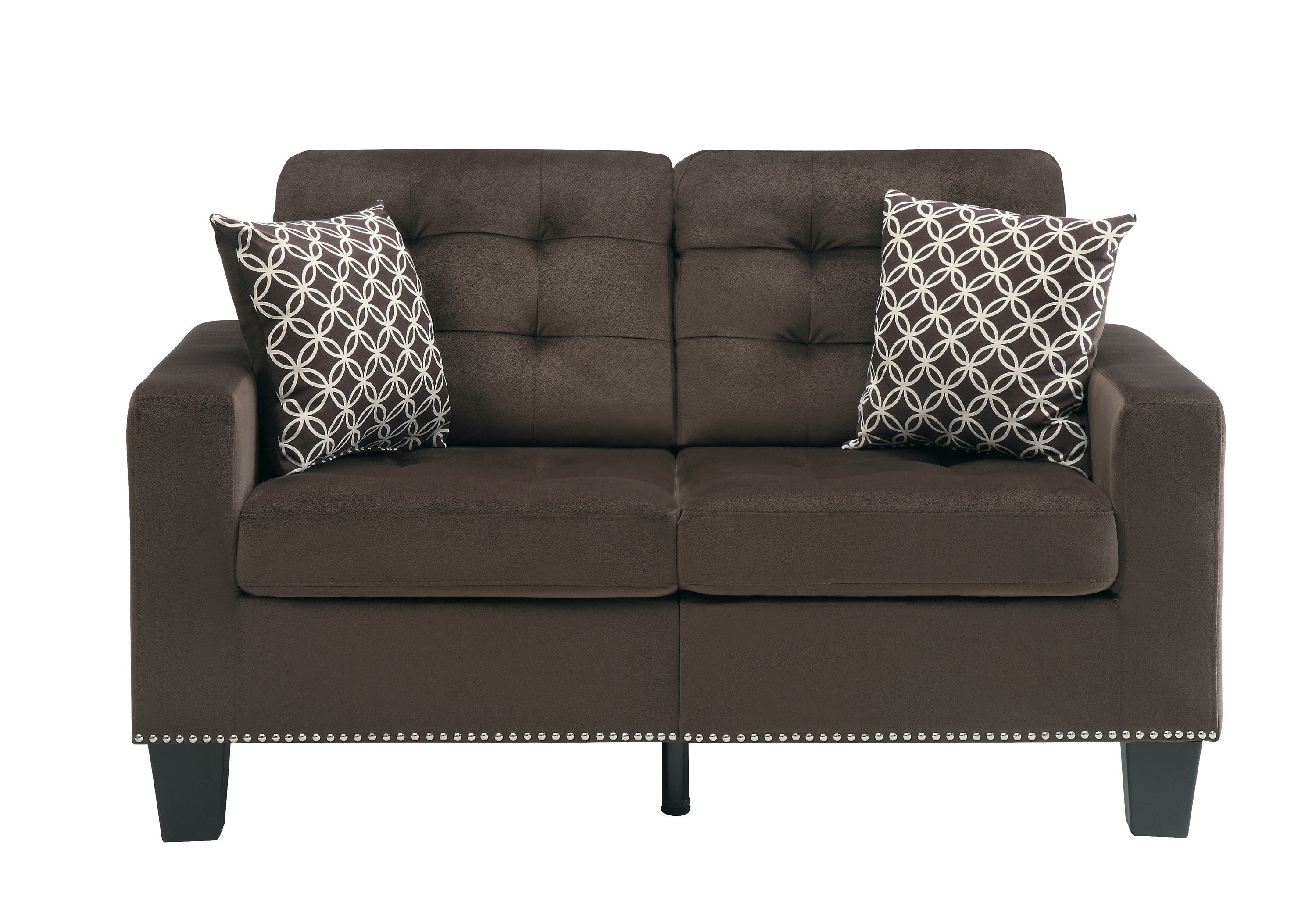 Lantana Chocolate Living Room Set - SET | 9957NCH-3 | 9957NCH-2 - Bien Home Furniture &amp; Electronics