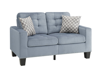 Lantana Gray Living Room Set - SET | 9957NGY-3 | 9957NGY-2 - Bien Home Furniture &amp; Electronics