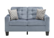 Lantana Gray Loveseat - 9957NGY-2 - Bien Home Furniture & Electronics