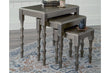Larkendale Metallic Gray Accent Table, Set of 3 - A4000353 - Bien Home Furniture & Electronics