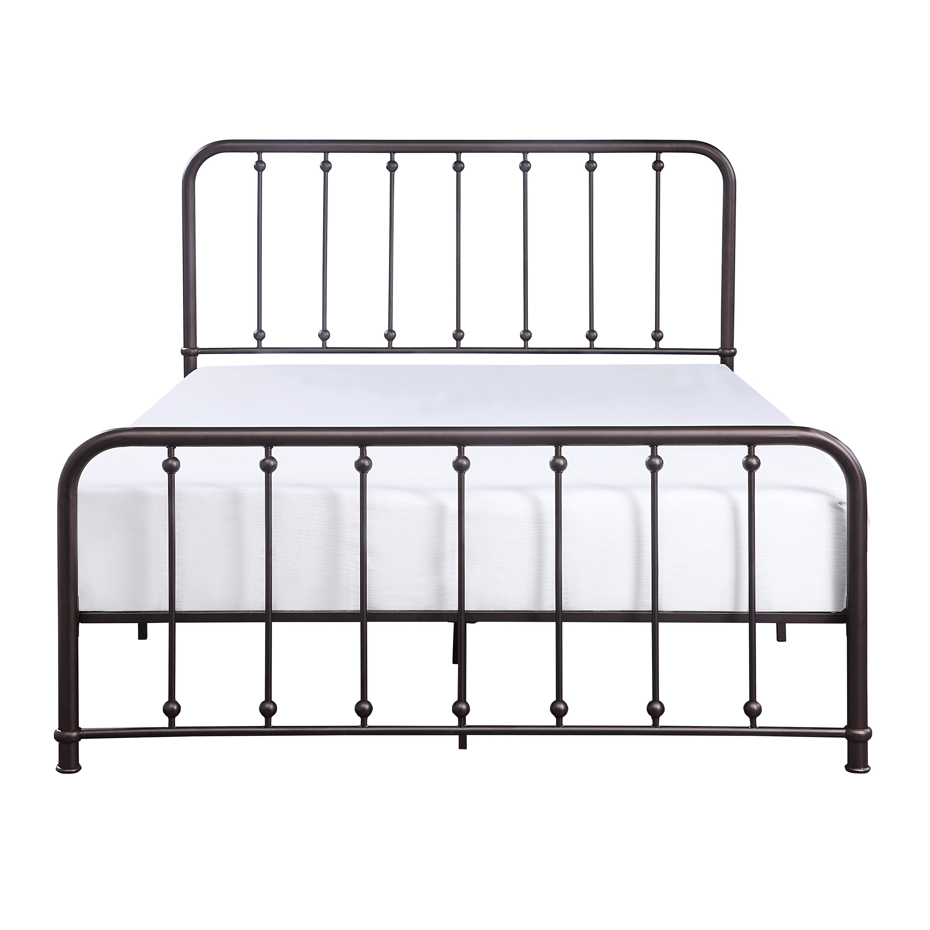 Larkspur Antique Bronze Full Metal Platform Bed - 1638F-1 - Bien Home Furniture & Electronics