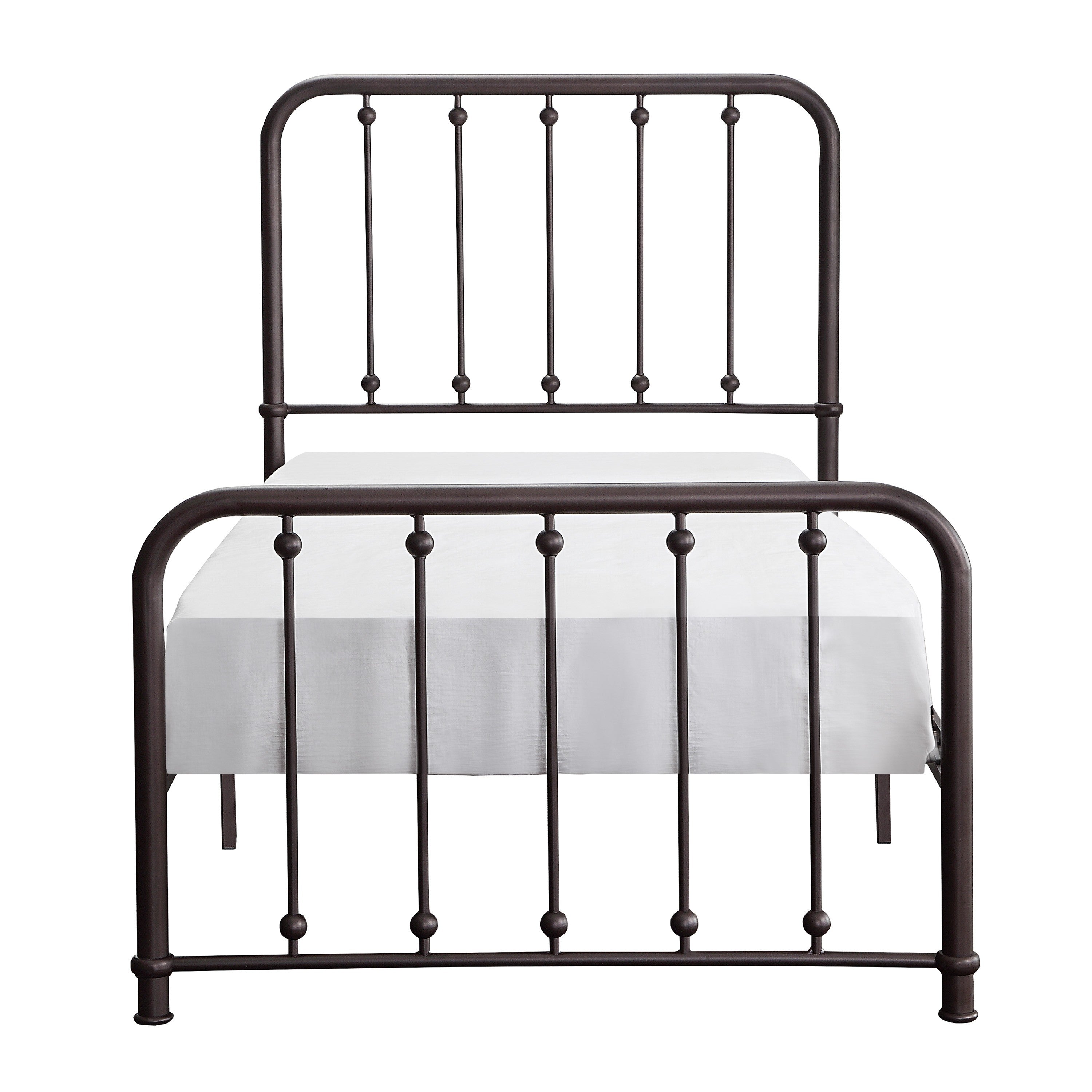 Larkspur Antique Bronze Twin Metal Platform Bed - 1638T-1 - Bien Home Furniture & Electronics