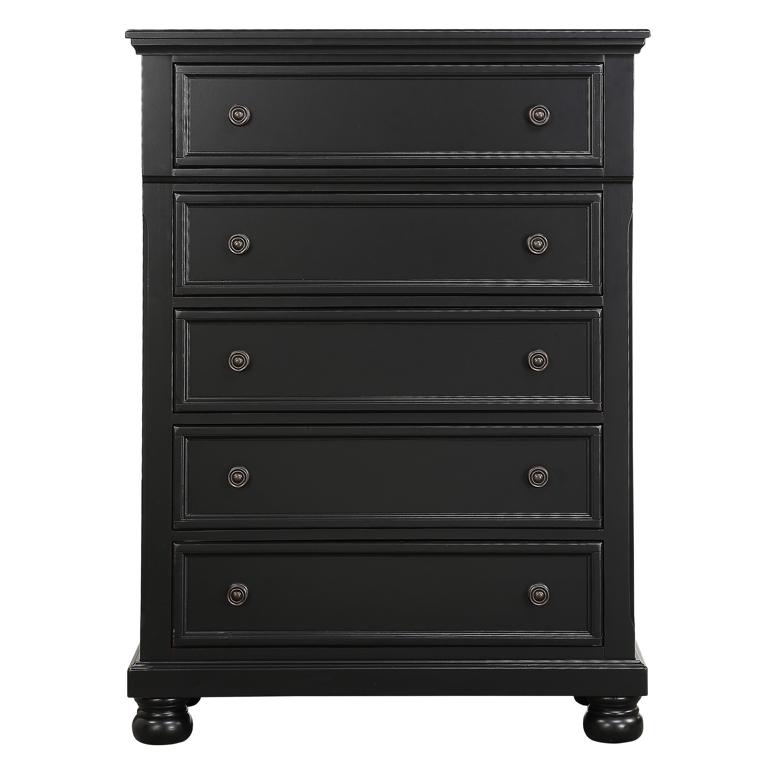 Laurelin Black Chest - 1714BK-9 - Bien Home Furniture & Electronics