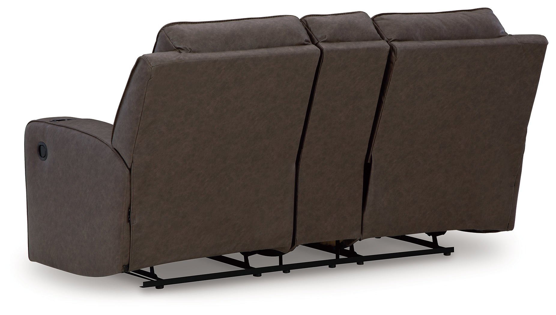 Lavenhorne Granite Reclining Loveseat with Console - 6330694 - Bien Home Furniture & Electronics