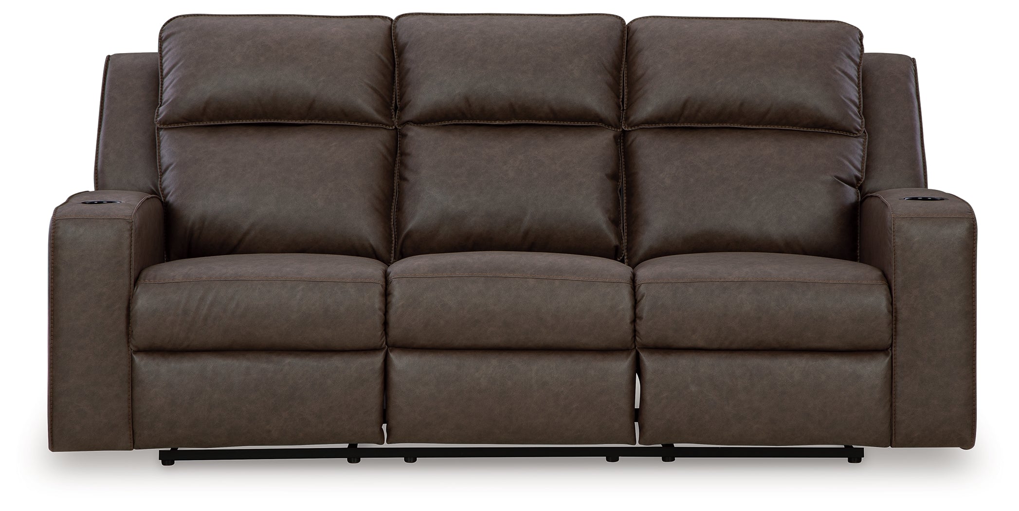 Lavenhorne Granite Reclining Sofa with Drop Down Table - 6330689 - Bien Home Furniture & Electronics