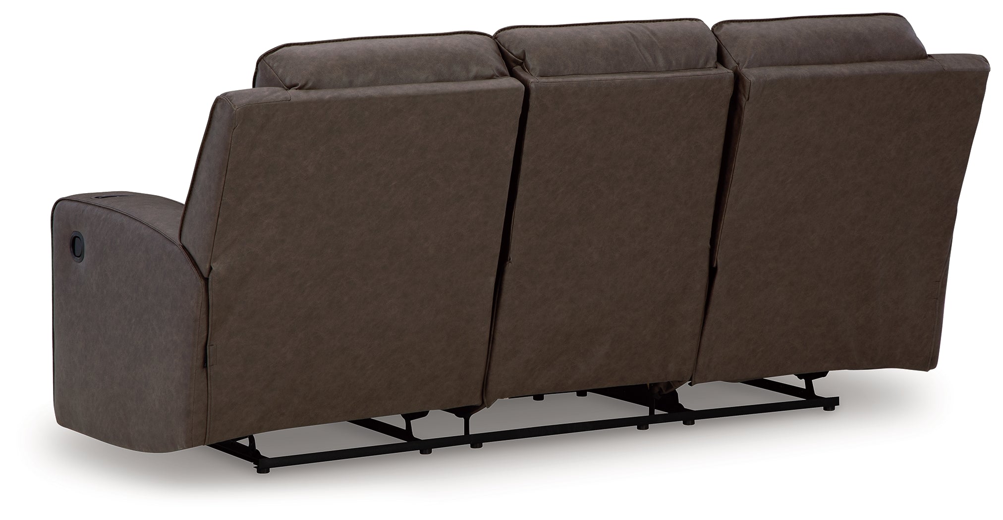 Lavenhorne Granite Reclining Sofa with Drop Down Table - 6330689 - Bien Home Furniture & Electronics