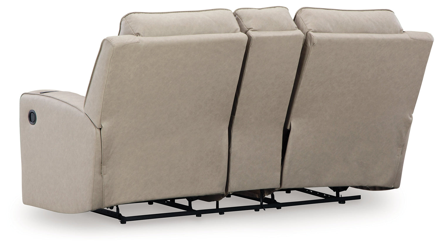 Lavenhorne Pebble Reclining Loveseat with Console - 6330794 - Bien Home Furniture & Electronics
