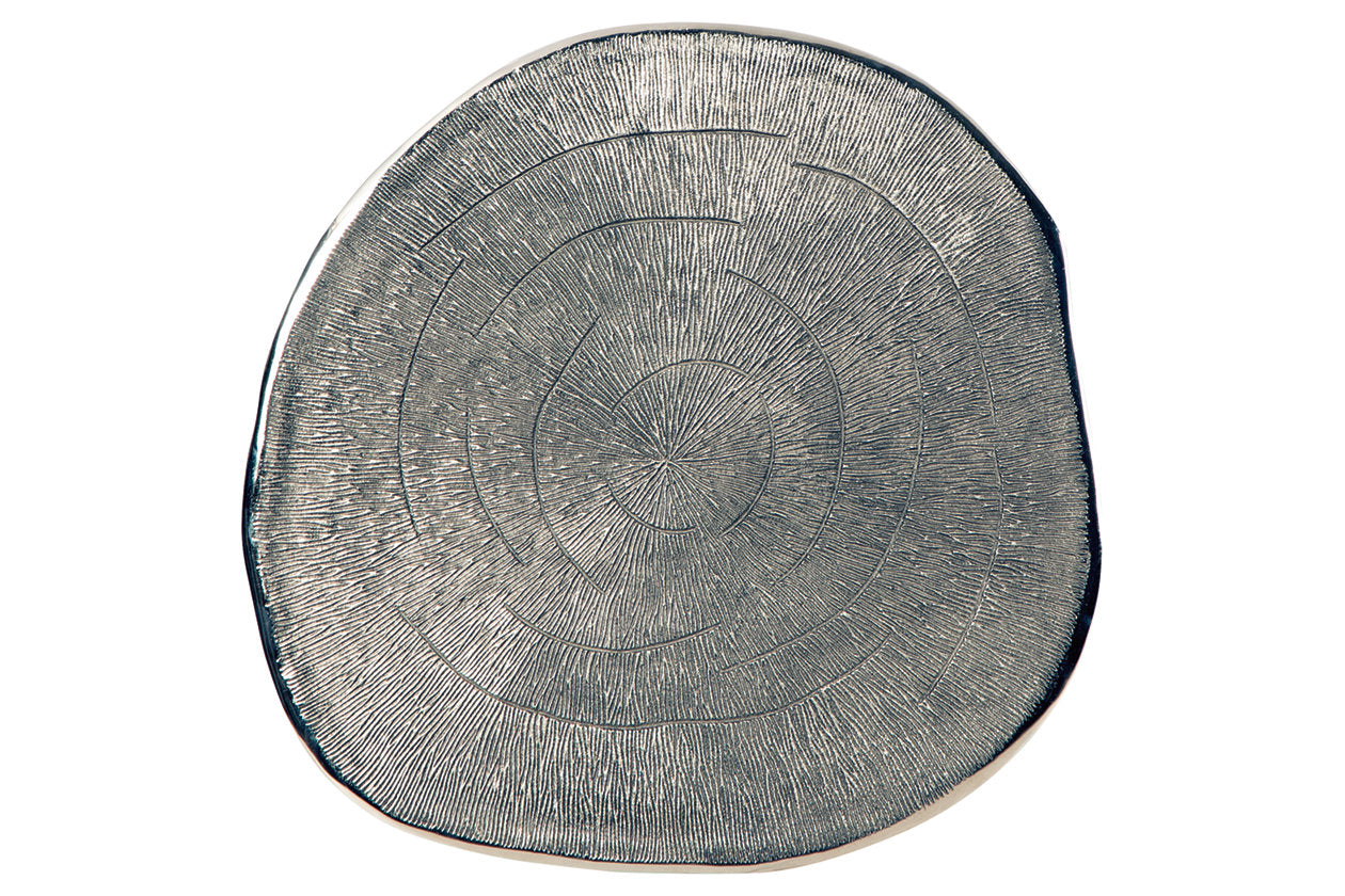 Laverford Chrome/Black End Table - T836-6 - Bien Home Furniture & Electronics