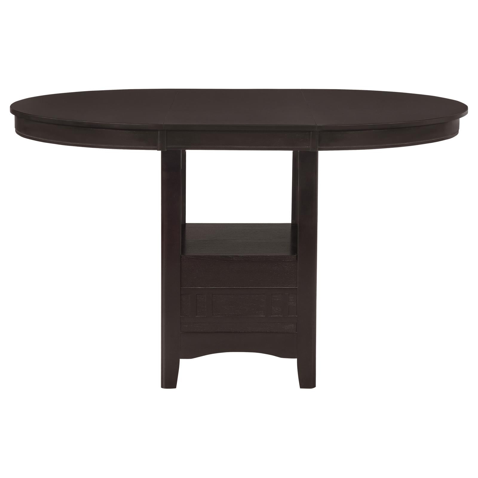 Lavon 5-Piece Counter Height Dining Room Set Espresso/Black - 102888-S5 - Bien Home Furniture & Electronics
