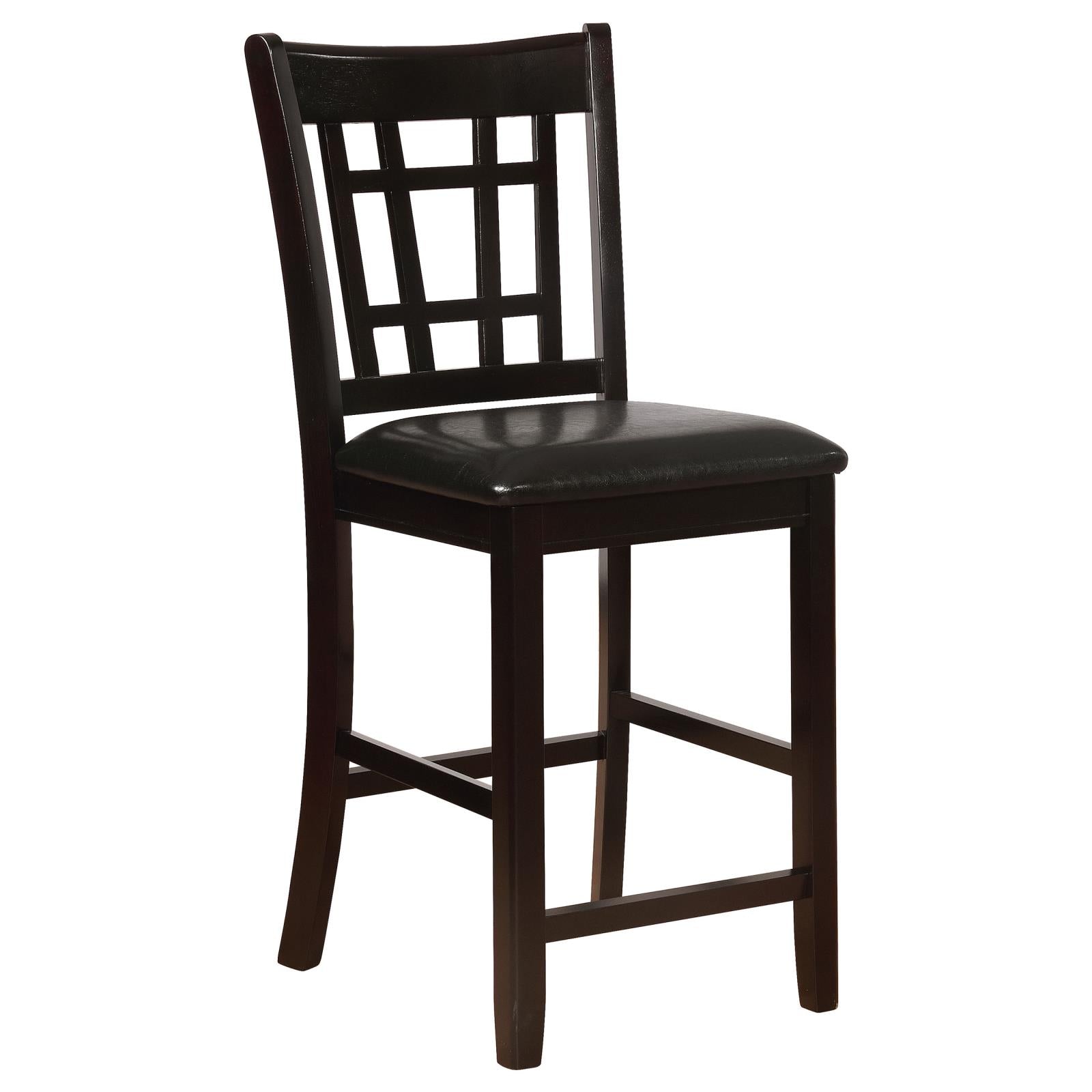 Lavon 5-Piece Counter Height Dining Room Set Espresso/Black - 102888-S5 - Bien Home Furniture & Electronics