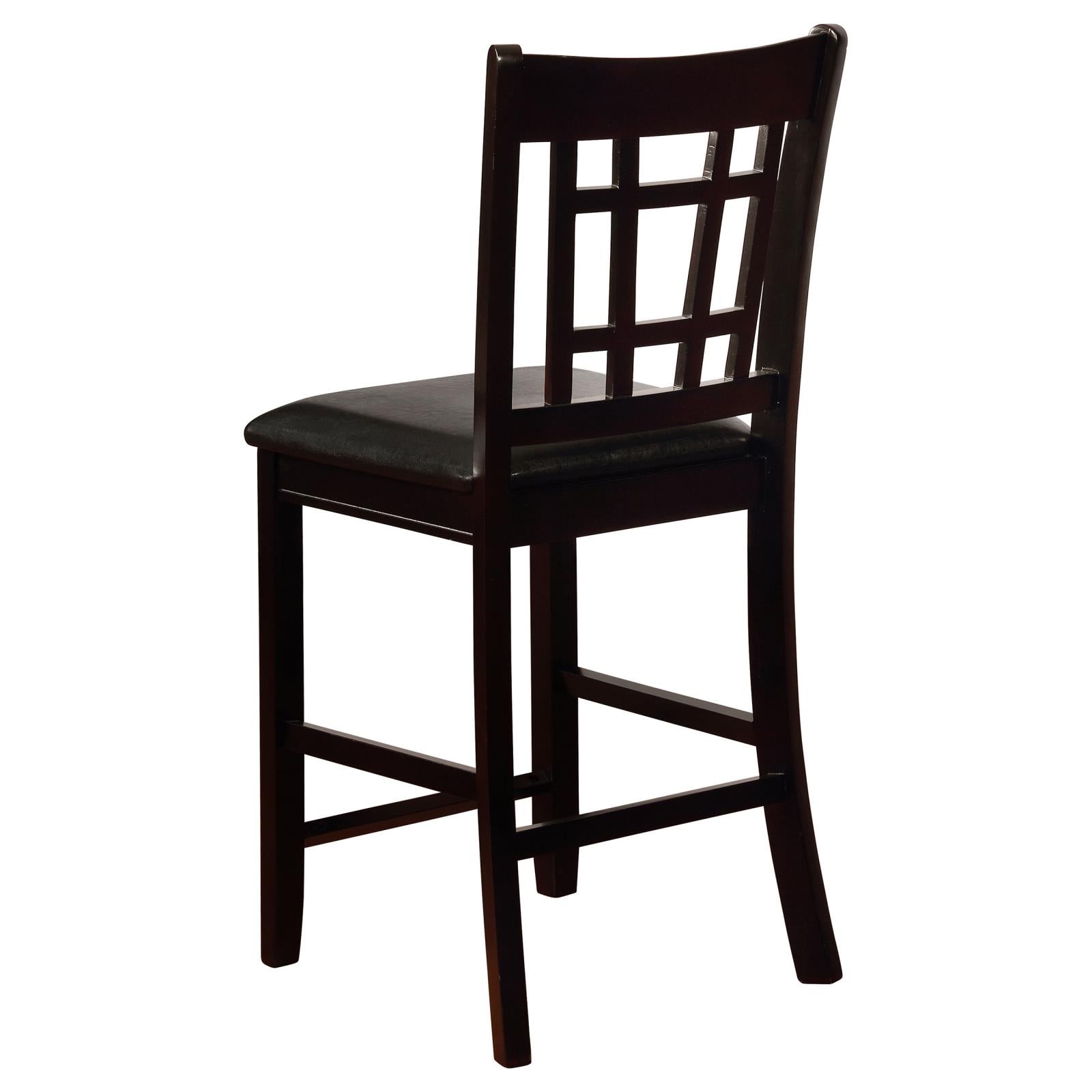 Lavon 5-Piece Counter Height Dining Room Set Espresso/Black - 102888-S5 - Bien Home Furniture & Electronics