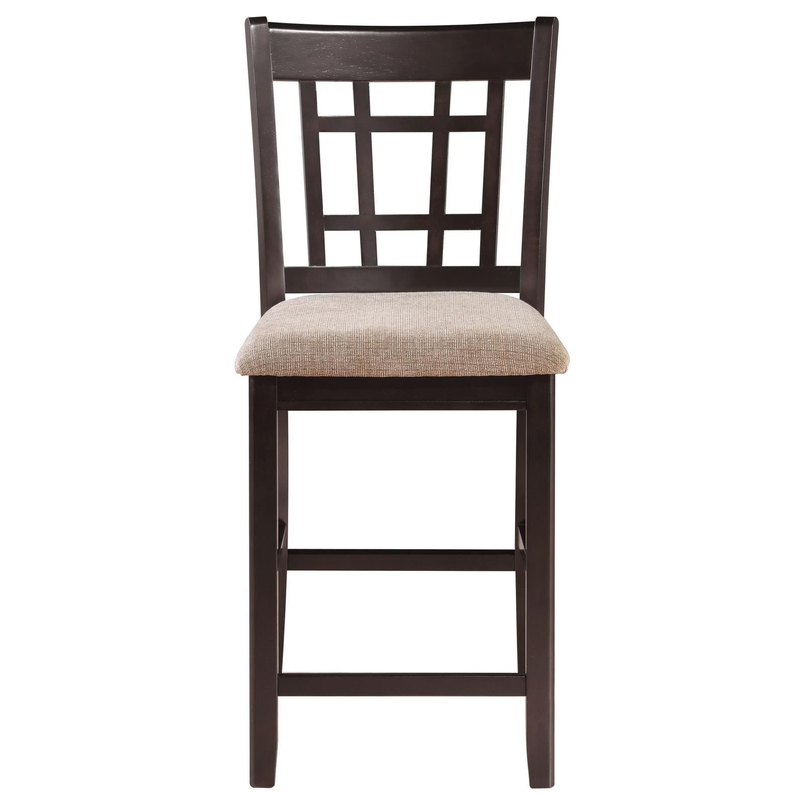 Lavon 5-Piece Counter Height Dining Room Set Light Chestnut/Espresso - 105278-S5 - Bien Home Furniture & Electronics