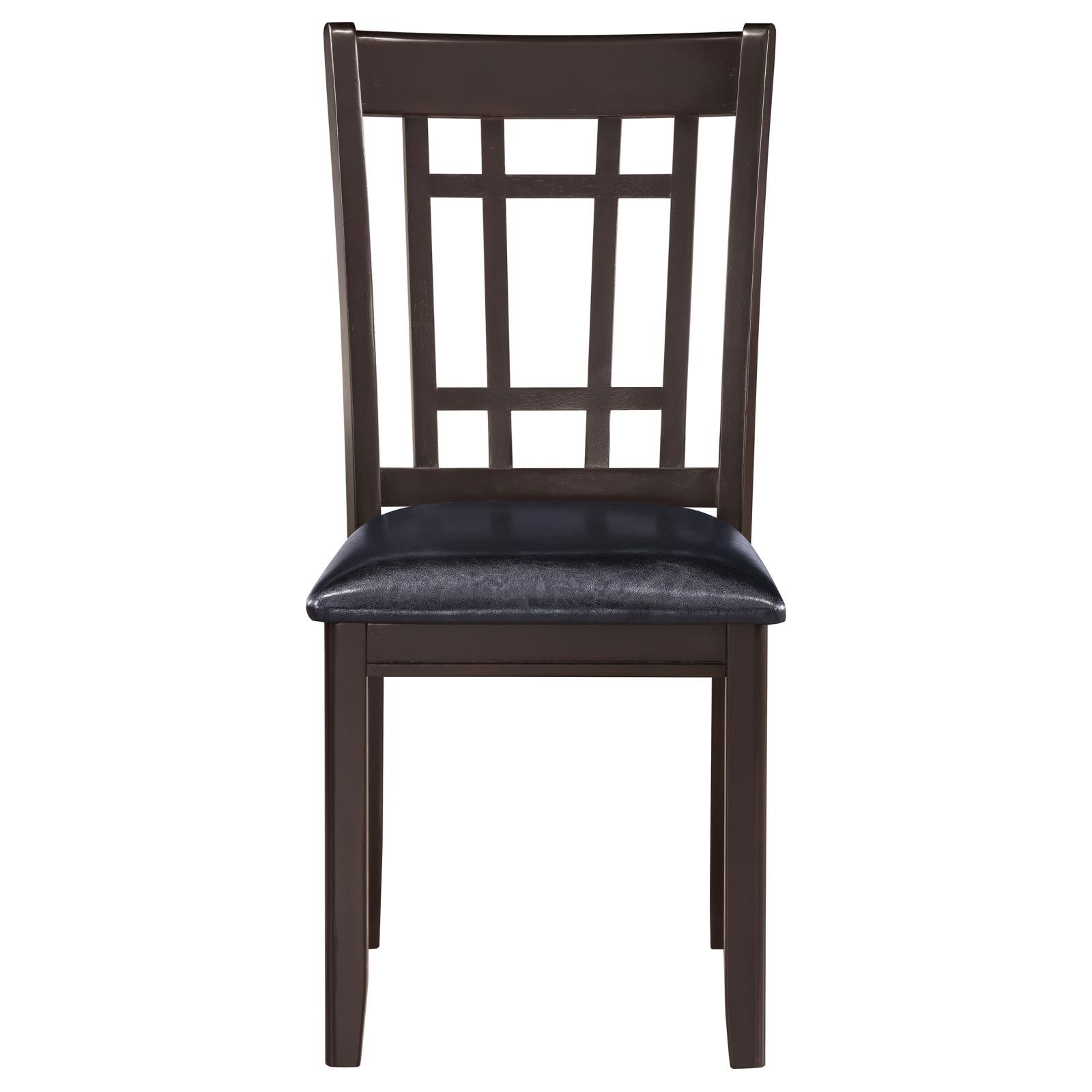 Lavon 5-Piece Dining Room Set Espresso/Black - 102671-S5 - Bien Home Furniture & Electronics