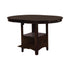Lavon Espresso Oval Counter Height Table - 102888 - Bien Home Furniture & Electronics