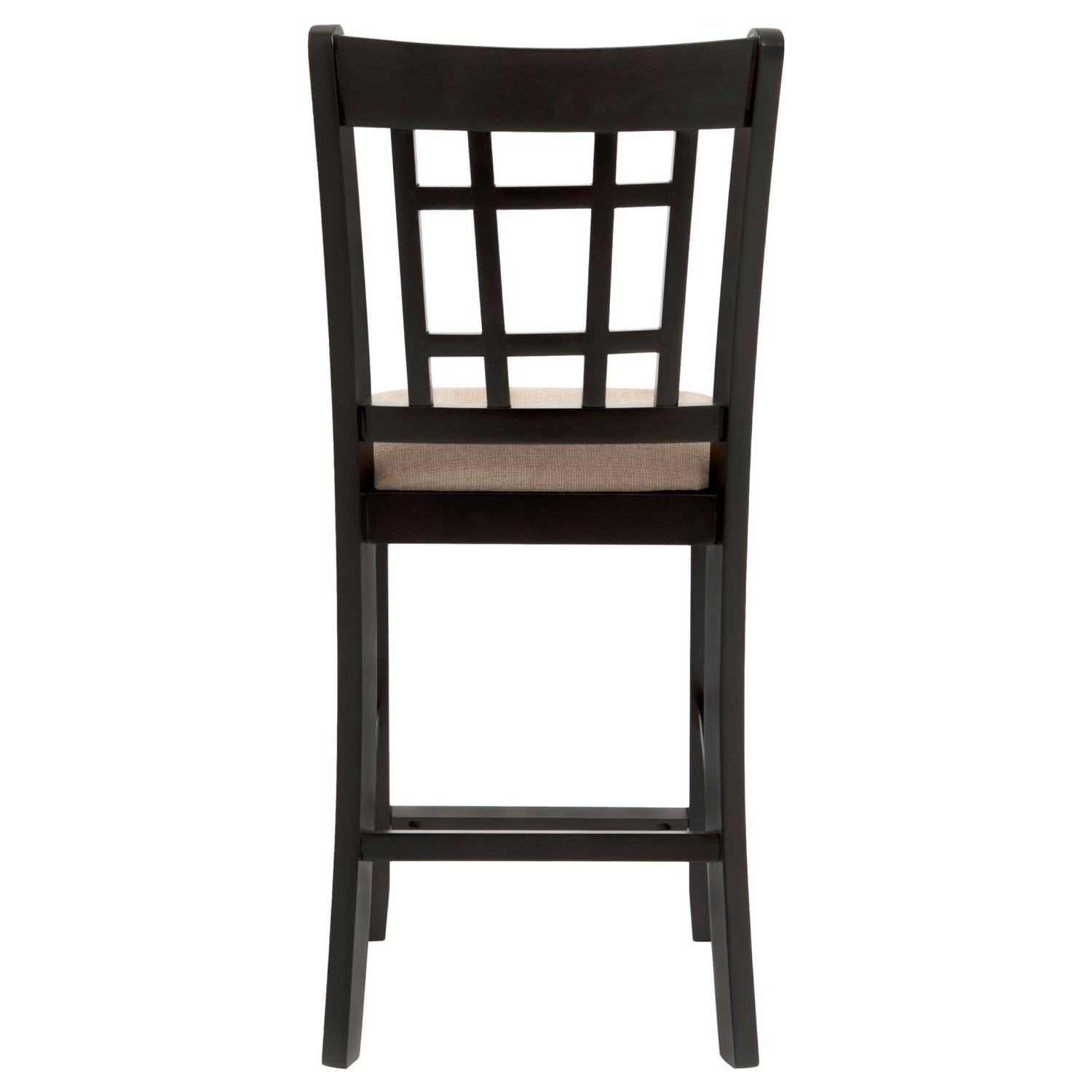Lavon Tan/Espresso Lattice Back Counter Stools, Set of 2 - 105279 - Bien Home Furniture & Electronics