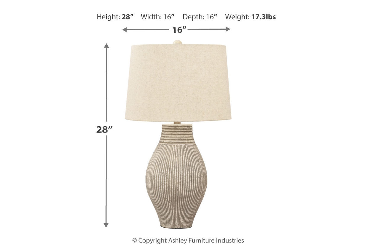 Layal Black Table Lamp - L235634 - Bien Home Furniture & Electronics