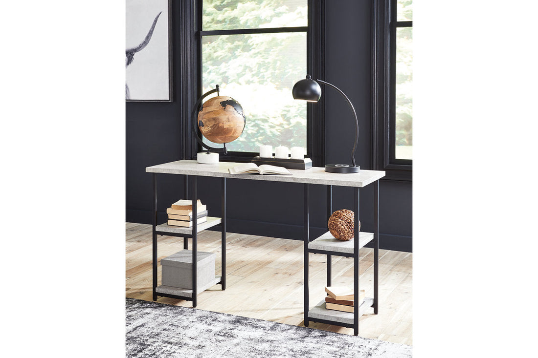 Lazabon Gray/Black 48&quot; Home Office Desk - H102-27 - Bien Home Furniture &amp; Electronics