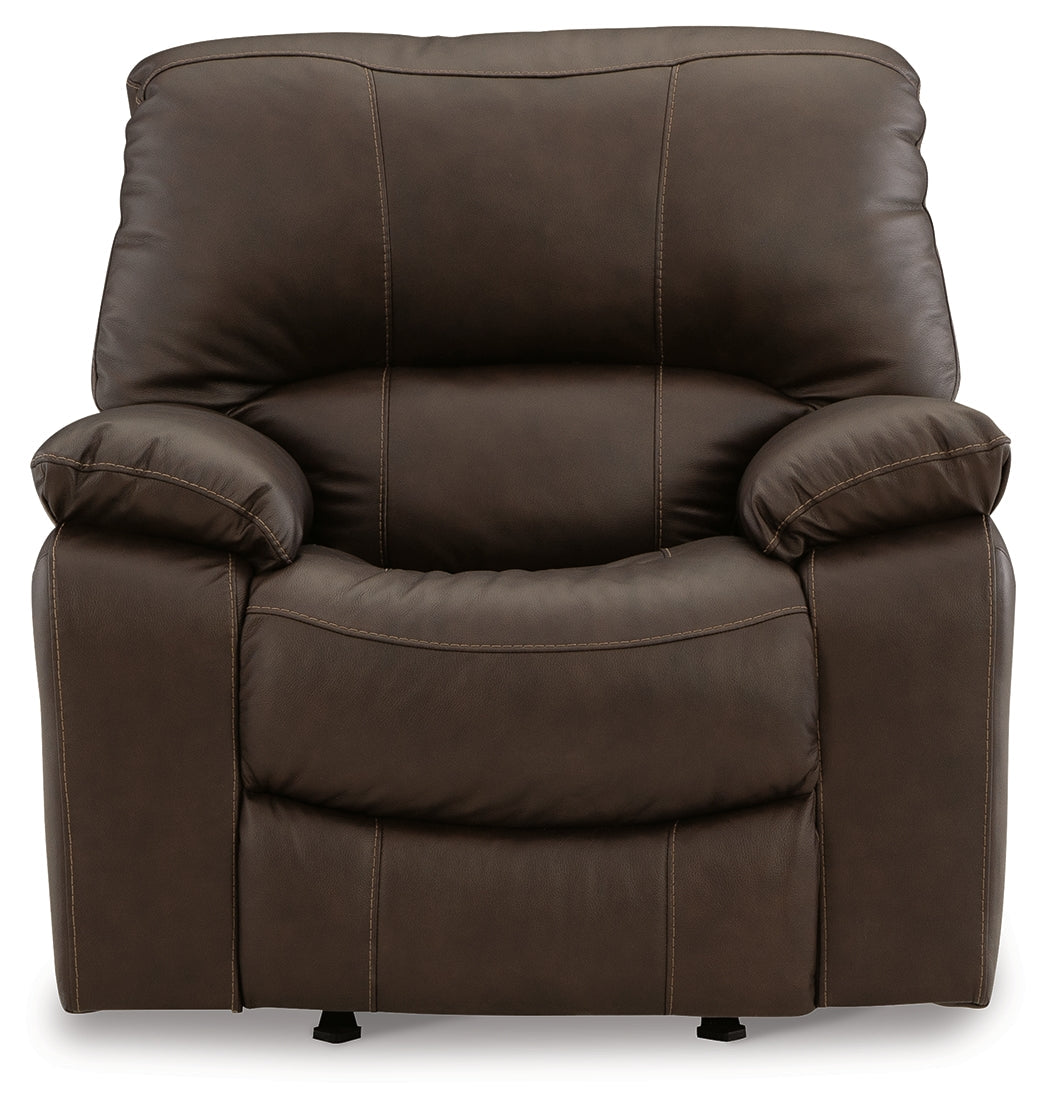 Leesworth Dark Brown Power Recliner - U4380898 - Bien Home Furniture & Electronics