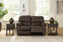 Leesworth Dark Brown Power Reclining Loveseat - U4380874 - Bien Home Furniture & Electronics