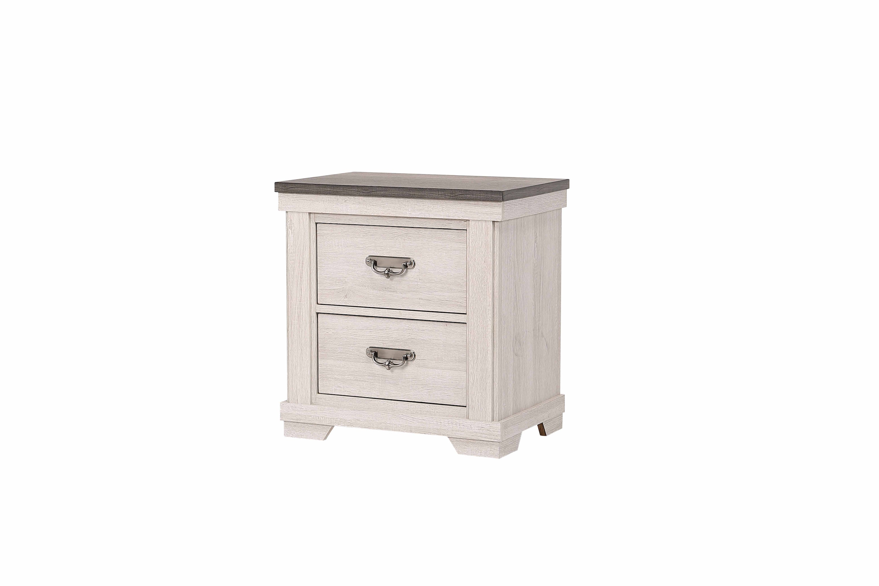 Leighton Cream/Brown Panel Youth Bedroom Set - SET | B8180-T-HBFB | B8180-FT-RAIL | B8180-2 | B8180-4 - Bien Home Furniture & Electronics