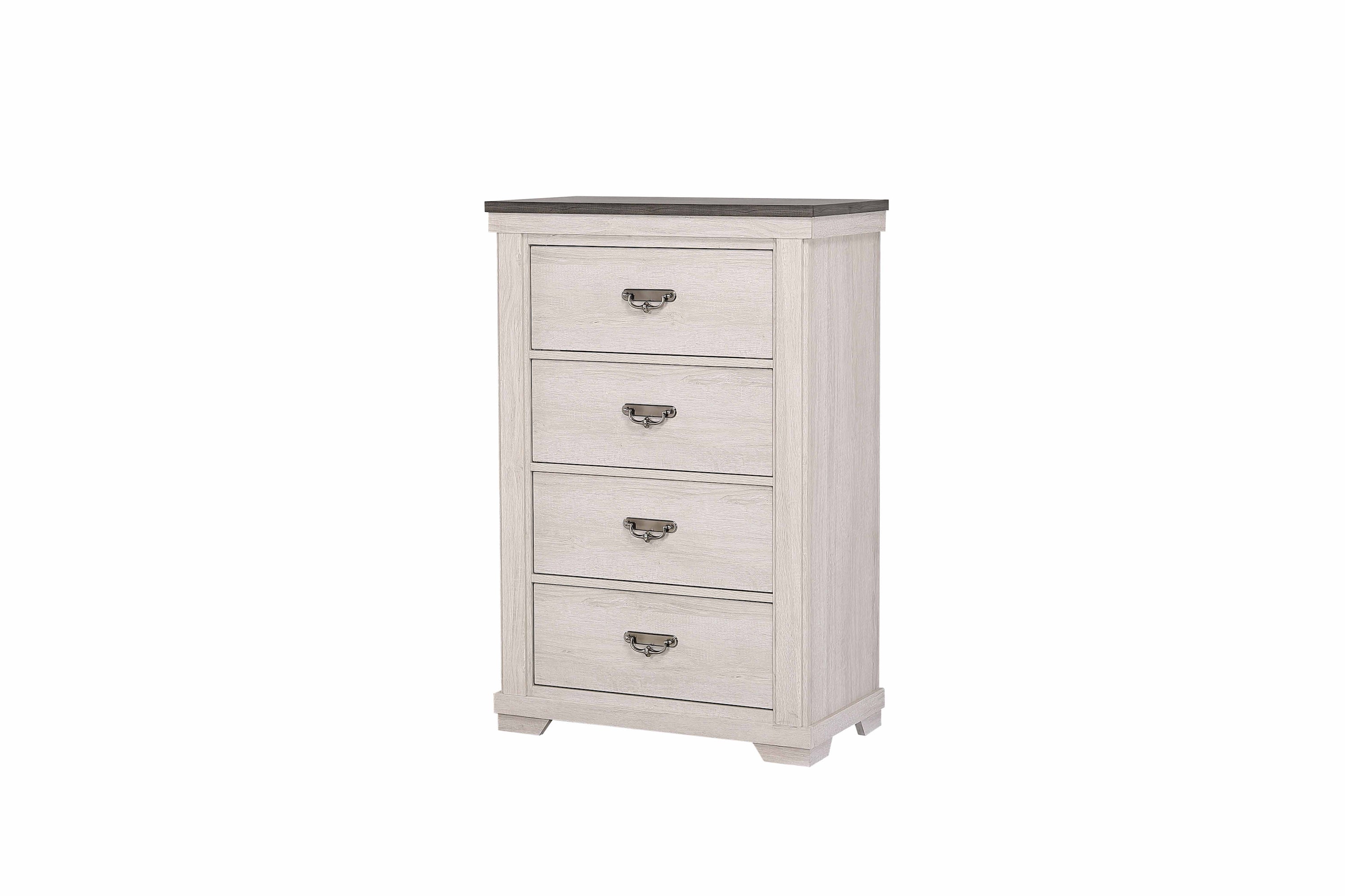 Leighton Cream/Brown Panel Youth Bedroom Set - SET | B8180-T-HBFB | B8180-FT-RAIL | B8180-2 | B8180-4 - Bien Home Furniture & Electronics