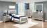 Leighton Metallic Mercury Upholstered Panel Youth Bedroom Set - SET | 204921T | 204922 | 204925 - Bien Home Furniture & Electronics