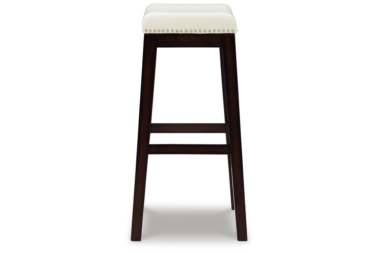 Lemante Ivory/Brown Bar Height Barstool, Set of 2 - D270-230 - Bien Home Furniture &amp; Electronics
