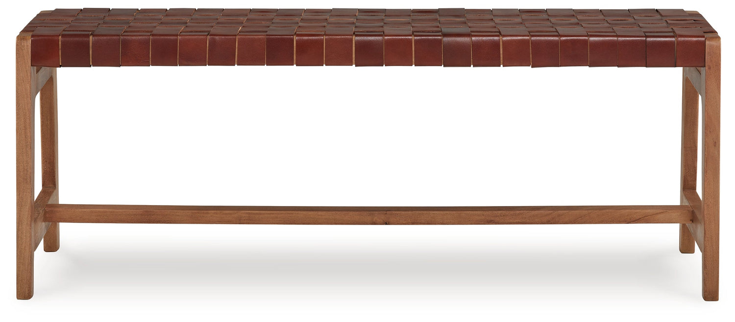 Lemmund Natural/Brown Accent Bench - A3000682 - Bien Home Furniture & Electronics