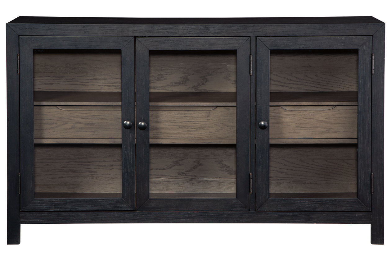 Lenston Black/Gray Accent Cabinet - A4000508 - Bien Home Furniture & Electronics