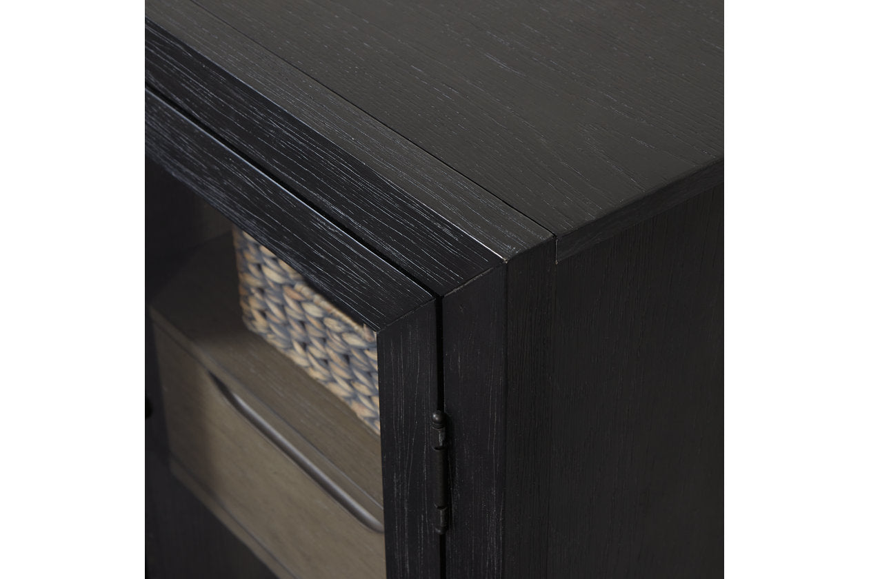 Lenston Black/Gray Accent Cabinet - A4000508 - Bien Home Furniture & Electronics