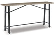 Lesterton Light Brown/Black Long Counter Table - D334-52 - Bien Home Furniture & Electronics