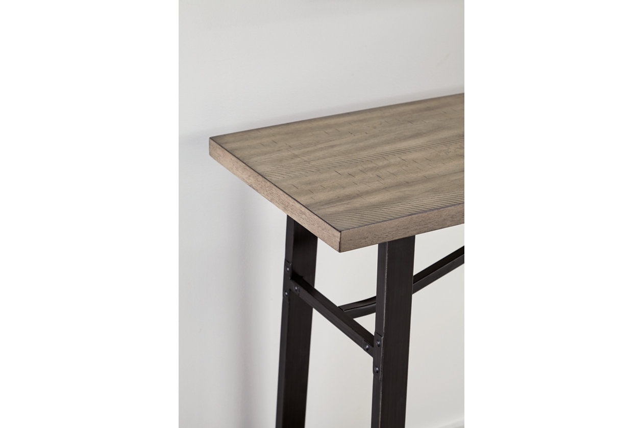 Lesterton Light Brown/Black Long Counter Table - D334-52 - Bien Home Furniture & Electronics
