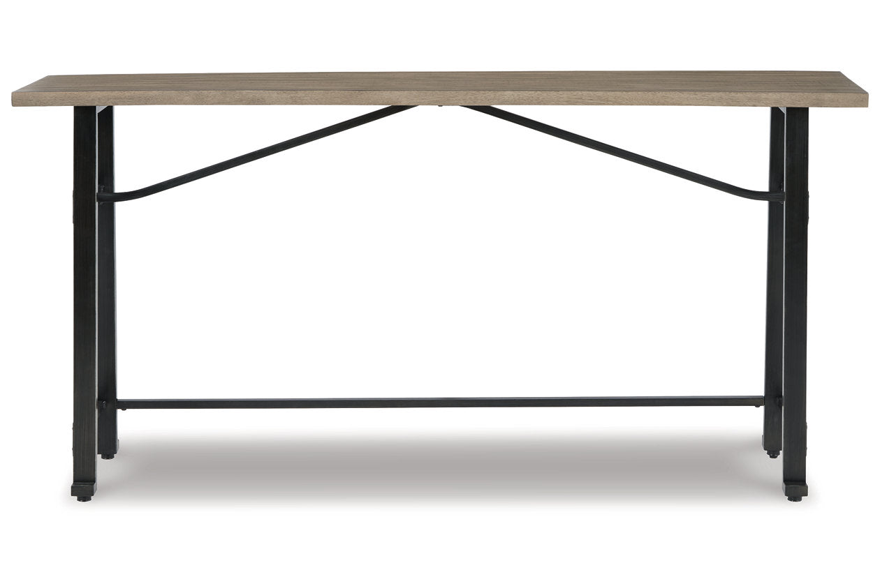 Lesterton Light Brown/Black Long Counter Table - D334-52 - Bien Home Furniture & Electronics