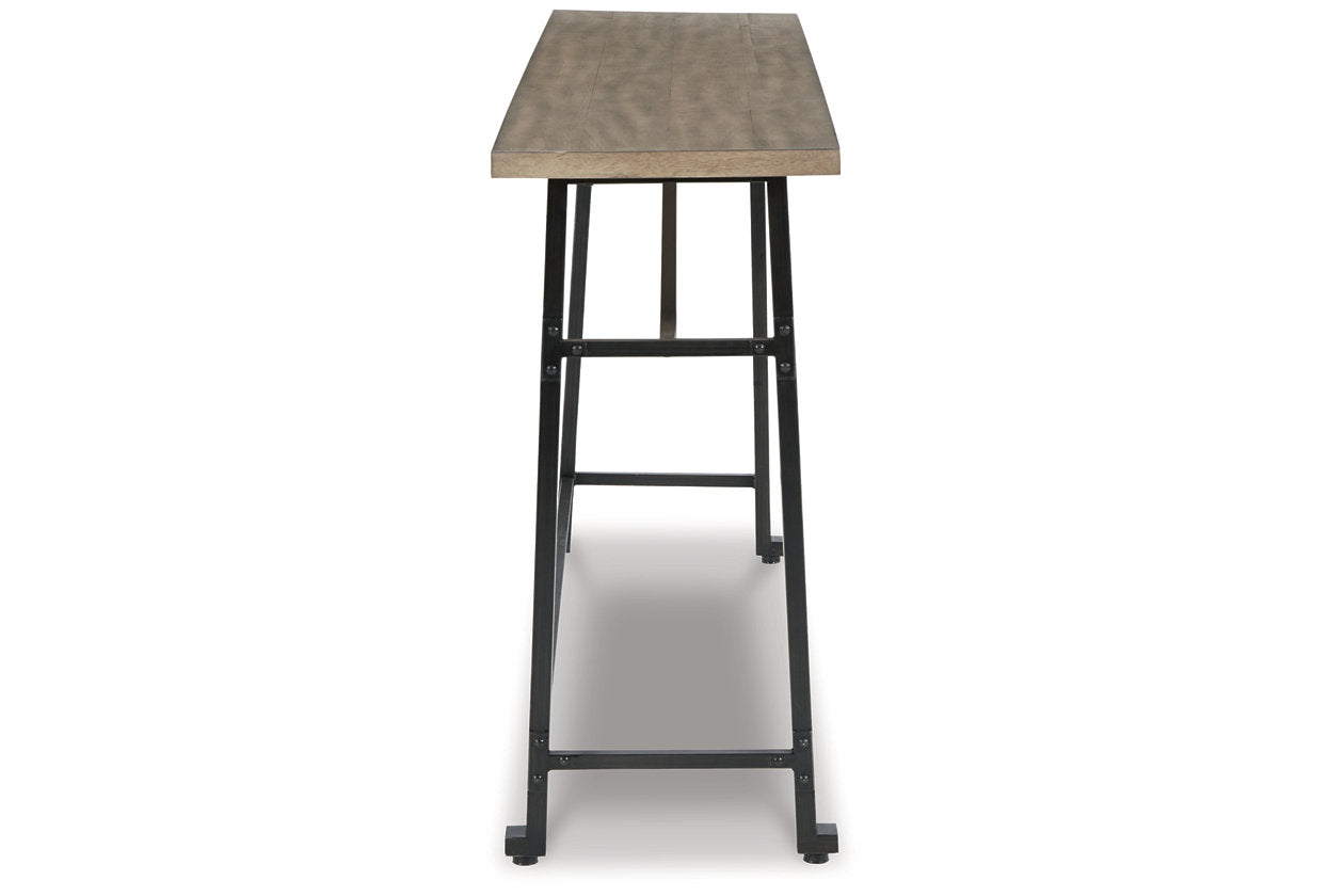 Lesterton Light Brown/Black Long Counter Table - D334-52 - Bien Home Furniture & Electronics